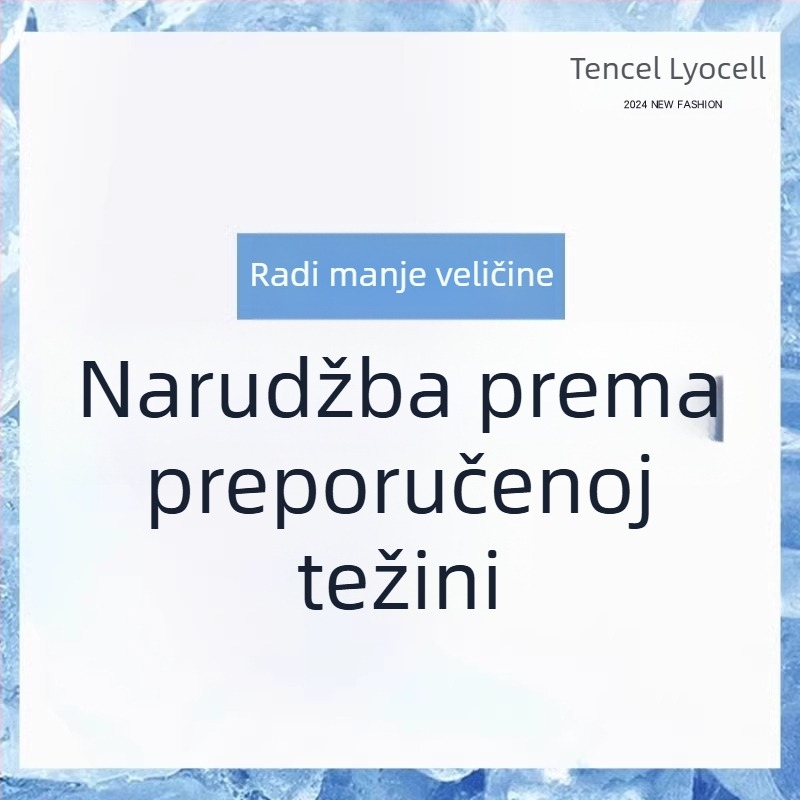 Ženske hlače Lyocell denim, lagane za ljeto, novi model 2026, svijetla boja, drapiran kroj, široke hlače s visokim strukom