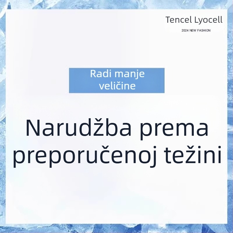 Ženske hlače Lyocell denim, lagane za ljeto, novi model 2026, svijetla boja, drapiran kroj, široke hlače s visokim strukom