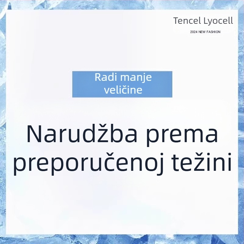 Ženske hlače Lyocell denim, lagane za ljeto, novi model 2026, svijetla boja, drapiran kroj, široke hlače s visokim strukom
