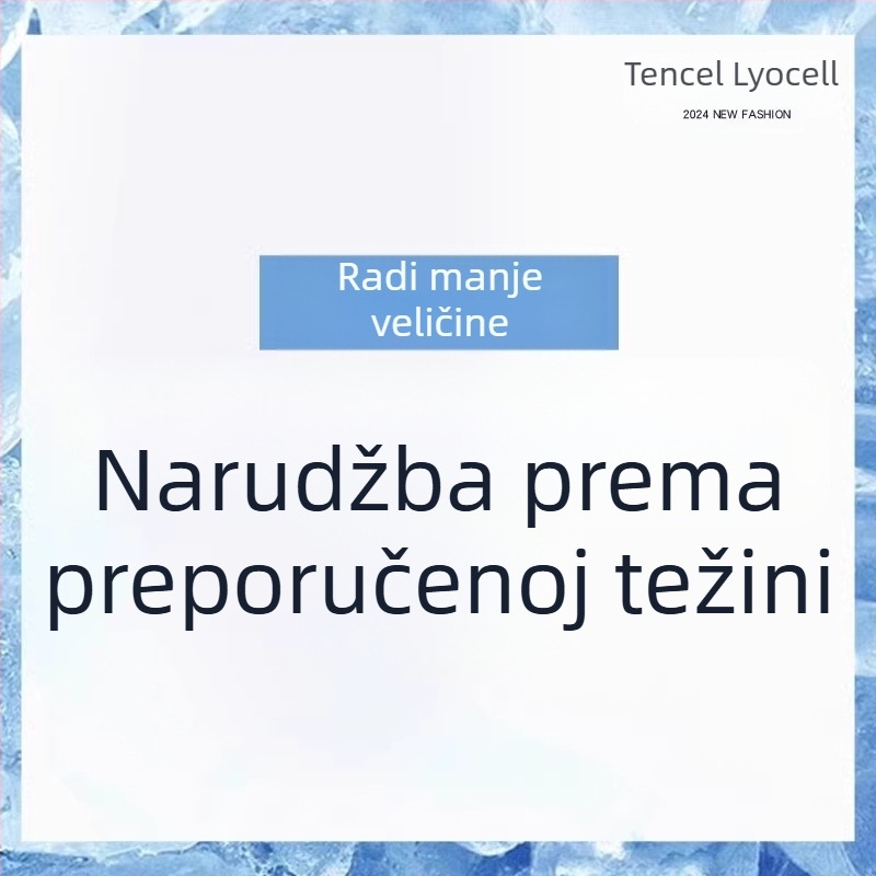 Ženske hlače Lyocell denim, lagane za ljeto, novi model 2026, svijetla boja, drapiran kroj, široke hlače s visokim strukom