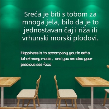 3D akrilna zidna naljepnica – geometrijska apstrakcija, mural za restoran, vodootporna, jednostavan i moderan stil