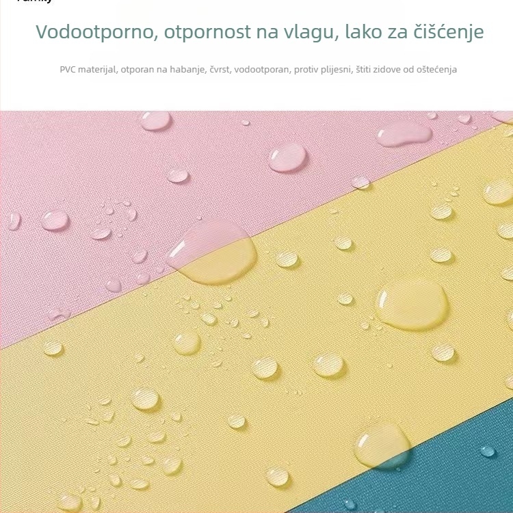 Samoljepljiva vodootporna i otporna na vlagu debela tapeta za spavaću sobu i dnevni boravak.