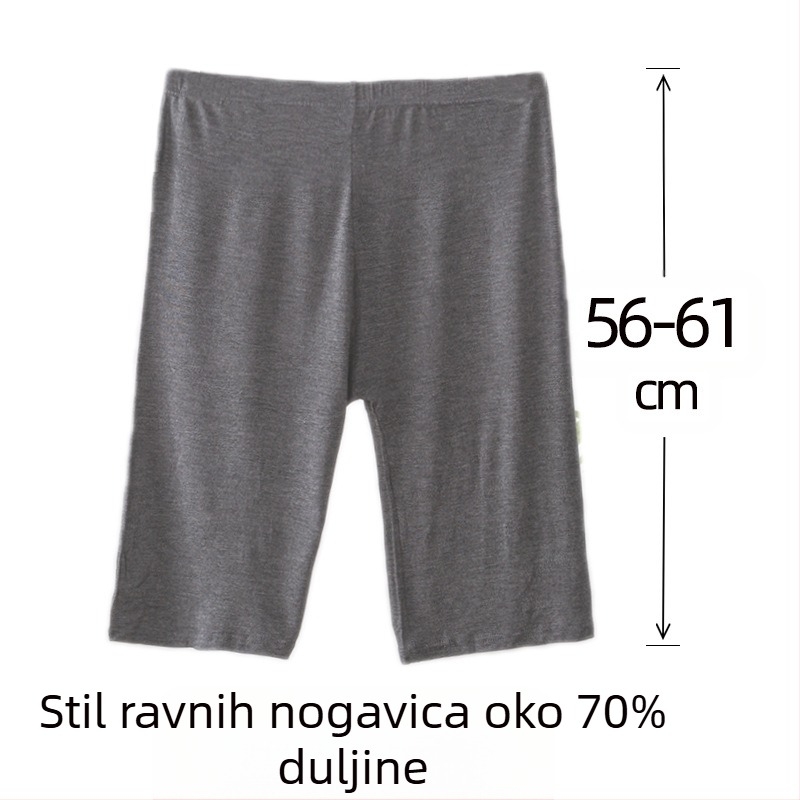 Ženske viskozno čipkaste sigurnosne šortse s srednjim strukom, pamučna podstava, brzo sušenje