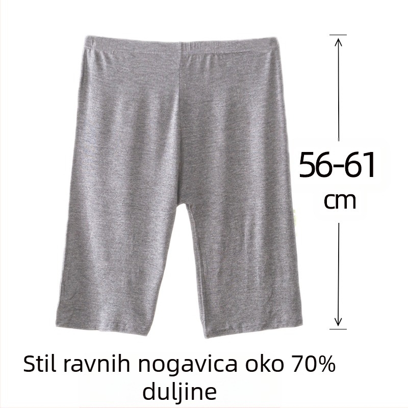 Ženske viskozno čipkaste sigurnosne šortse s srednjim strukom, pamučna podstava, brzo sušenje