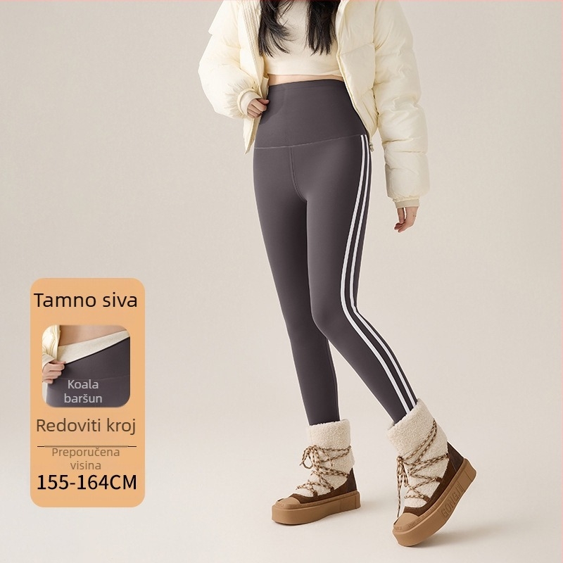 Ženske Barbie Shark hlače, elastične, uske, 3/4 dužine, podizanje bokova, najlonske sportske hlače za jogu