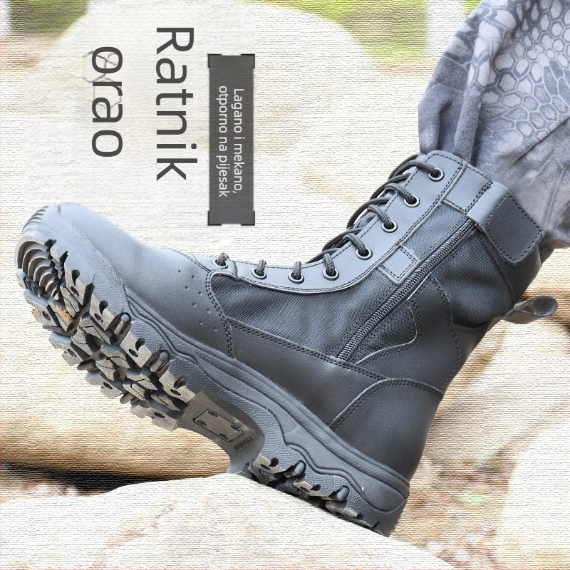 Jun Zhidu Visoke čizme za pustinjу, poliester, unisex, taktička planinarska obuća