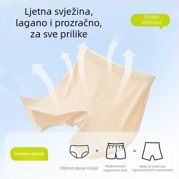 Djevojčice Class A sigurnosne šorc-gacice, Ice Silk, Nylon 72%, za djecu iznad 8 godina (iznad 140 cm), ljeto 2025