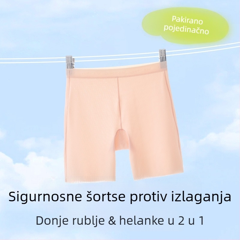 Djevojčice Class A sigurnosne šorc-gacice, Ice Silk, Nylon 72%, za djecu iznad 8 godina (iznad 140 cm), ljeto 2025