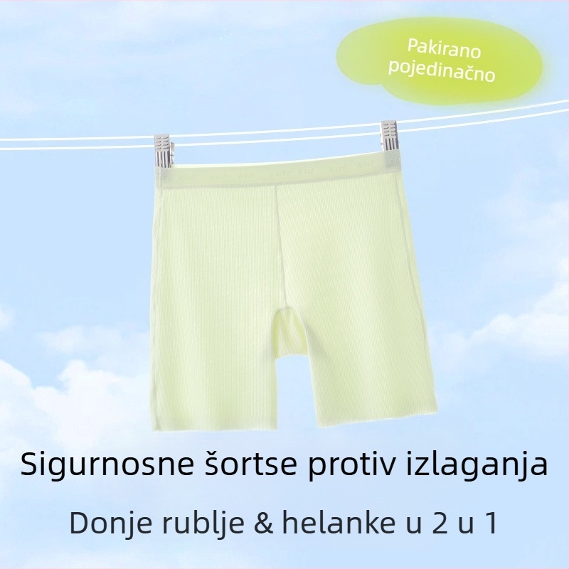 Djevojčice Class A sigurnosne šorc-gacice, Ice Silk, Nylon 72%, za djecu iznad 8 godina (iznad 140 cm), ljeto 2025