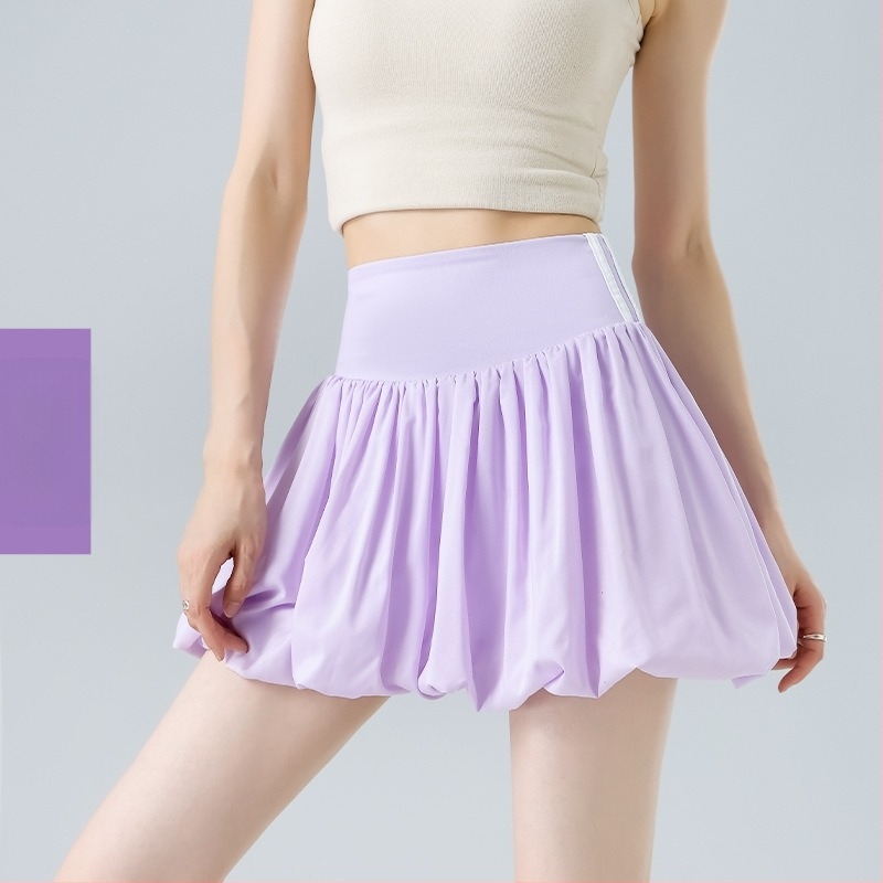 Pola s visokim strukom s cvjetnim motivom za golf i tenis – elastična tkanina, ljetna laganost, 2025