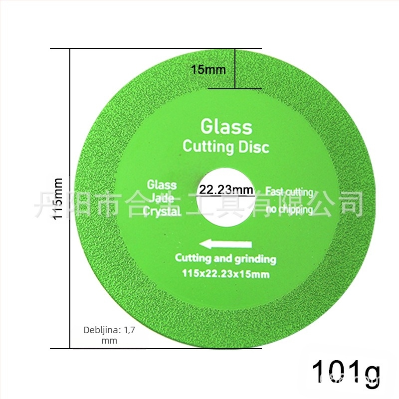 Dijamantna ultra tanka pila za keramiku, nefrit, staklo i pločice — rezanje i brušenje