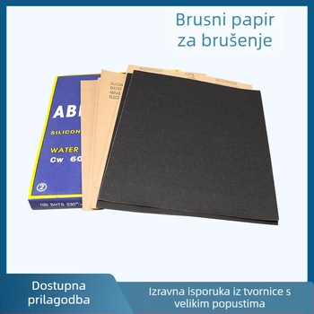 Šmirgl papir za keramiku, poliranje, mokro i suho brušenje, superfina zrnatost 320–2000