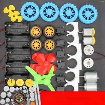 B paket materijala, oko 140 komponenti: motor s reduktorom, kućište baterije, model kotača