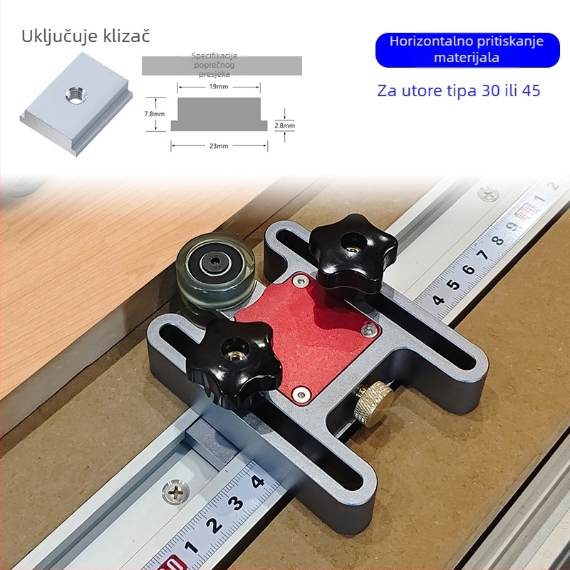 Dodatak za stolni pilu - Aluminijska legura - Marka RUITOOL - Za drvene stolne pile - Kućna uporaba