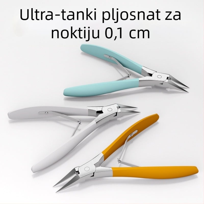 Mingxiang kliješta za urasle nokte – plastika + nehrđajući čelik, prijenosno kućna njega, kliješta za kanale noktiju, višenamjenske pincete