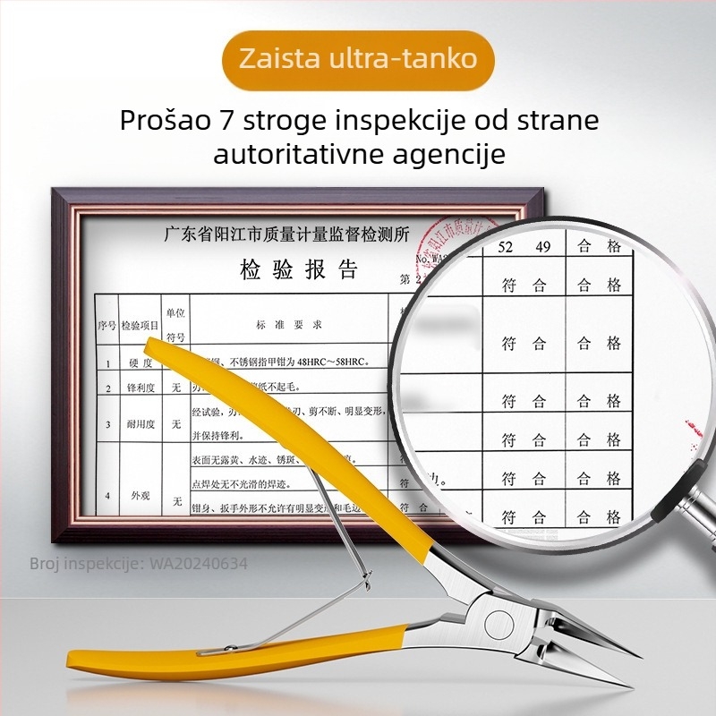Mingxiang kliješta za urasle nokte – plastika + nehrđajući čelik, prijenosno kućna njega, kliješta za kanale noktiju, višenamjenske pincete