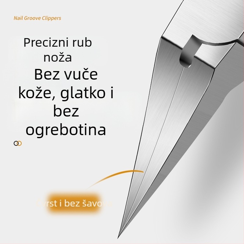 Mingxiang kliješta za urasle nokte – plastika + nehrđajući čelik, prijenosno kućna njega, kliješta za kanale noktiju, višenamjenske pincete