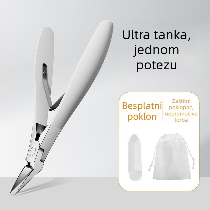 Mingxiang kliješta za urasle nokte – plastika + nehrđajući čelik, prijenosno kućna njega, kliješta za kanale noktiju, višenamjenske pincete