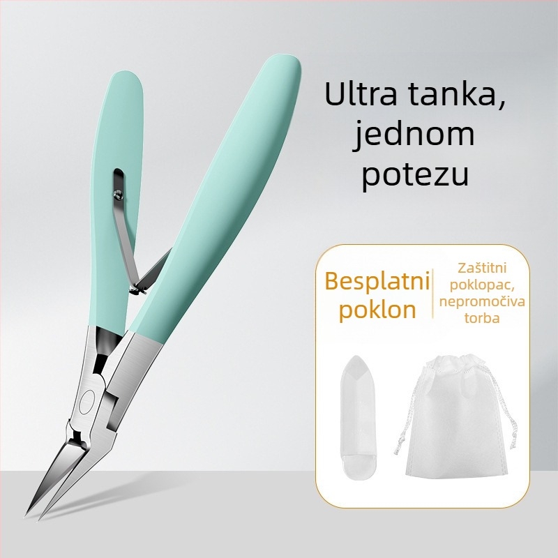 Mingxiang kliješta za urasle nokte – plastika + nehrđajući čelik, prijenosno kućna njega, kliješta za kanale noktiju, višenamjenske pincete