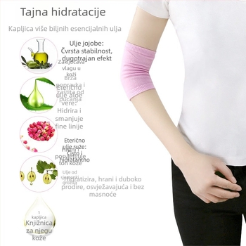 Gelna rukavica za lakat, prozračna — Materijal: Gel + Pamuk 85% + Elastan 5%; Publika: Odrasli; Sportovi: Svi; Scenariji upotrebe: Trčanje, Fizički trening, Zdravstveni masažni, Šah i karte, Biciklizam