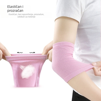 Gelna rukavica za lakat, prozračna — Materijal: Gel + Pamuk 85% + Elastan 5%; Publika: Odrasli; Sportovi: Svi; Scenariji upotrebe: Trčanje, Fizički trening, Zdravstveni masažni, Šah i karte, Biciklizam