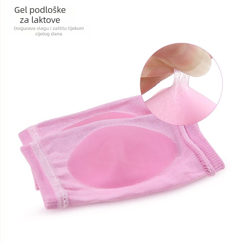 Gelna rukavica za lakat, prozračna — Materijal: Gel + Pamuk 85% + Elastan 5%; Publika: Odrasli; Sportovi: Svi; Scenariji upotrebe: Trčanje, Fizički trening, Zdravstveni masažni, Šah i karte, Biciklizam