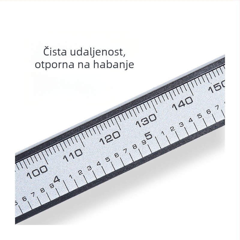 Vernier šubler za kućnu upotrebu, kompaktni mjerni alat za jade narukvice, plastično kućište