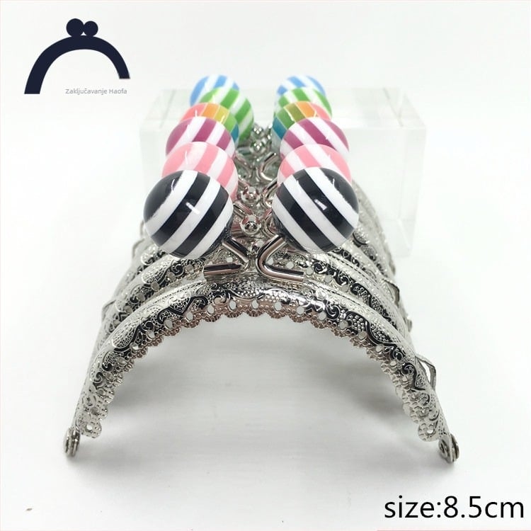 Guofa 0168-YS metalni pribor za prtljagu s polukružnim reljefnim dizajnom — serija Guofa, model 0168-YS; Materijal: Željezo; Brend: Guofa; Kategorija proizvoda: Prtljaga dodaci