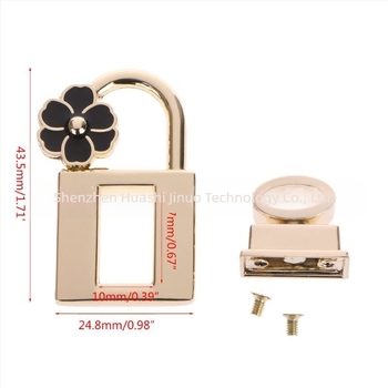 Brava za torbe s dizajnom cvijeta – legura, model HSK-M-4753, za kutije za nakit i torbe, mogućnost prilagodbe