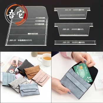 DIY akrilni šablon za držač kartica i novčanik za kovance