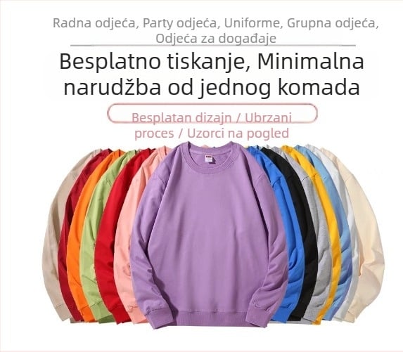 Duks s otiskom lubanje, ruže i slova; Harajuku stil, okrugli izrez, dugi rukavi, poliester 95%+