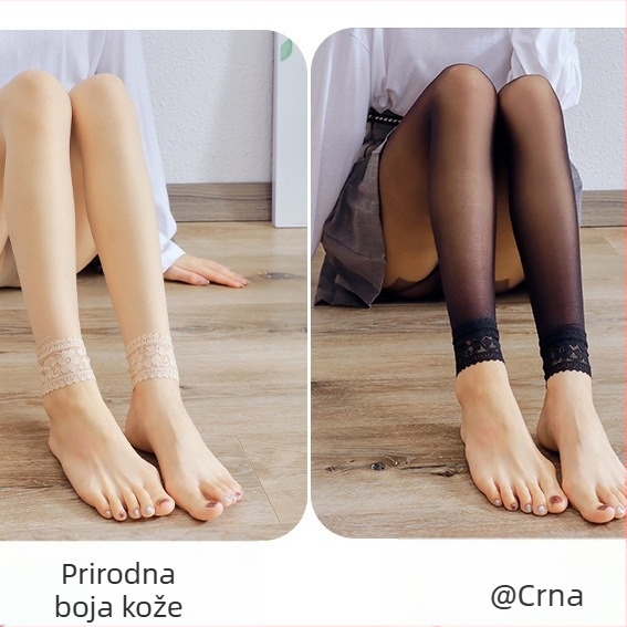 Čarape do potkoljenice, 100% opći materijal, jednostavan stil, za žene, četiri sezone