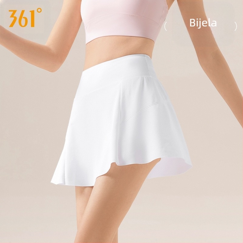 Joga suknja 361 — svestrana suknja za jogu/tenis s pokrivanjem bokova i cvjetnim dizajnom, diskretno (Brand: 361; Sezona: Ljeto 2024; Tip: Suknja za pokrivanje joge/tenisa)