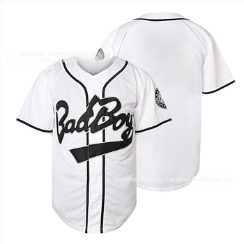 Baseball košulja s BIGGIE vezom, filmska verzija, unisex, poliester materijal, karikatura uzorak