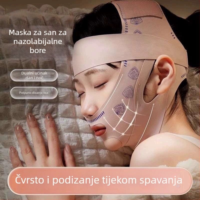 BYFE Maska za spavanje za lifting lica u obliku V, jednoslojna ljuska, neelektrična, model 2024120715
