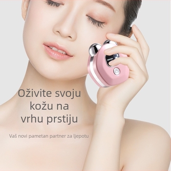 Uređaj za masažu cijelog tijela s EMS mikrostrujom i dvostrukim valjkom, toplinska kompresija, USB punjenje, ABS kućište, 50 g