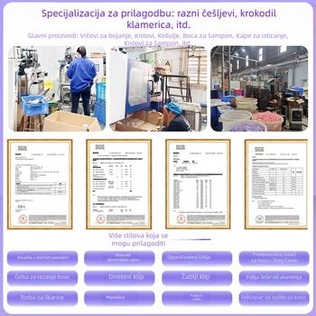 INGRID silikon kapa za bojanje kose za pramenove s iglom, izdržljiv alat za salon, opća namjena, privatna oznaka dostupna