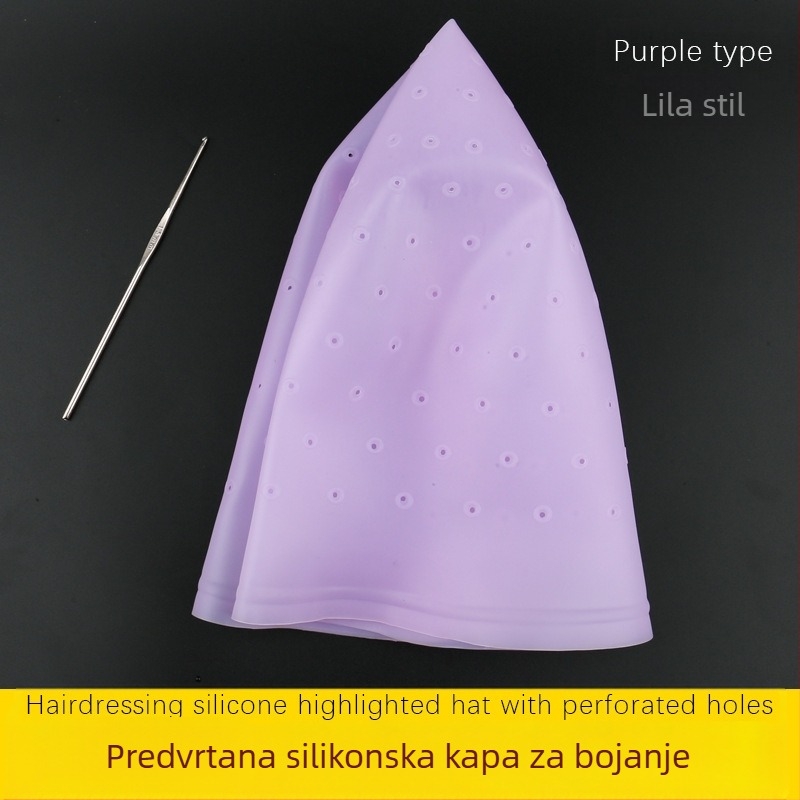 Silikonska kapa za bojanje kose – bez bušenja, dizajn s jednim otvorom; marka New Public Dew