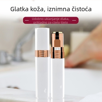 Električni uređaj za uklanjanje dlačica s glavom od legure, ABS kućište, dvostruko napajanje (suha baterija i mrežno), pogodan za cijelo tijelo, CE certifikat.