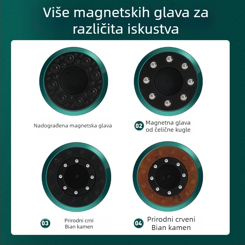 Inteligentni uređaj za negativan tlak i cupping masažu s jednim gumbom za oslobađanje, 4. razina usisa, ABS kućište, DS-A300, 1800 mAh, 38–50°C
