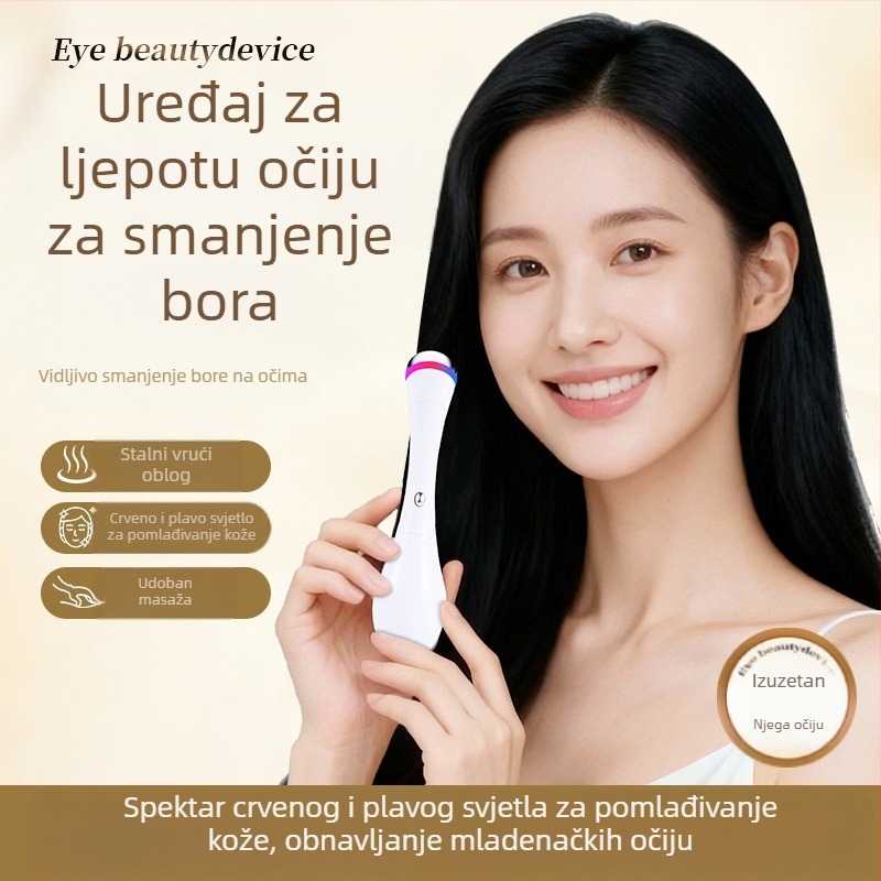 Prijenosno uređaj za njegu oka protiv bora i regeneraciju kože, IPX8 vodootporno, ugrađena baterija 300–500 mAh, za kućnu upotrebu.