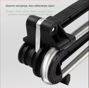 Ručni četveroslojni savijač cijevi za bakrene i aluminijske cijevi, za HVAC sustave