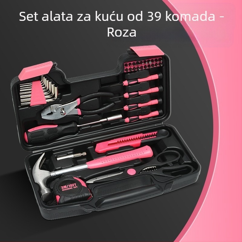 36-dijelni set alata, karbonskog čelika, ručni alati za kućne popravke