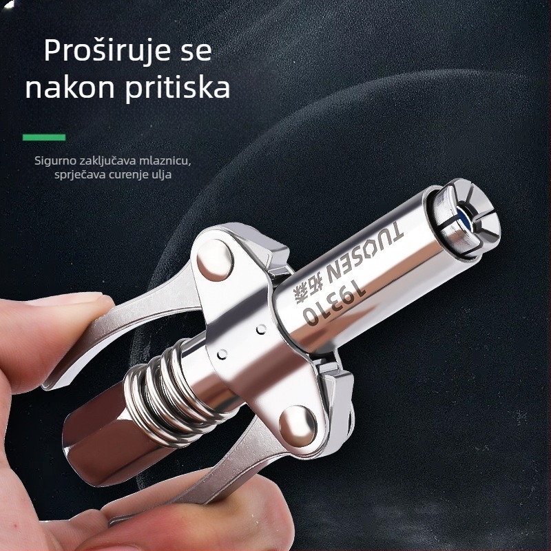 Topson univerzalni nastavak za pištolj za mazivo, dvostruka ručka, ručno upravljanje, visokotlačni izlaz
