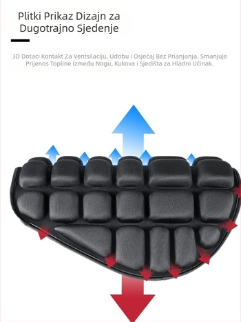 Sjedalo za motocikl sa zaštitom od sunca, sve-sezonska izolacija, lanena navlaka