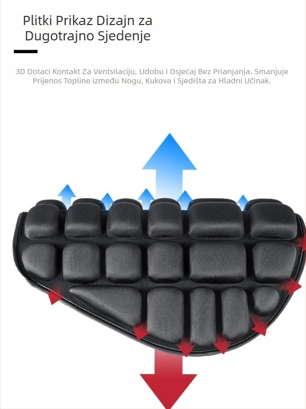 Sjedalo za motocikl sa zaštitom od sunca, sve-sezonska izolacija, lanena navlaka