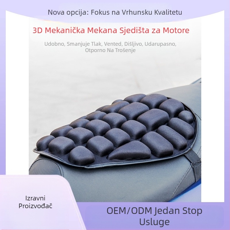 Sjedalo za motocikl sa zaštitom od sunca, sve-sezonska izolacija, lanena navlaka