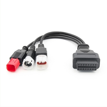 Kabel za dijagnostiku motocikla Yamaha 3-Pin/4-Pin i Honda 6-Pin (DC12V, radna temperatura 20–60 °C, Model A0284, Marka Jinfengda)