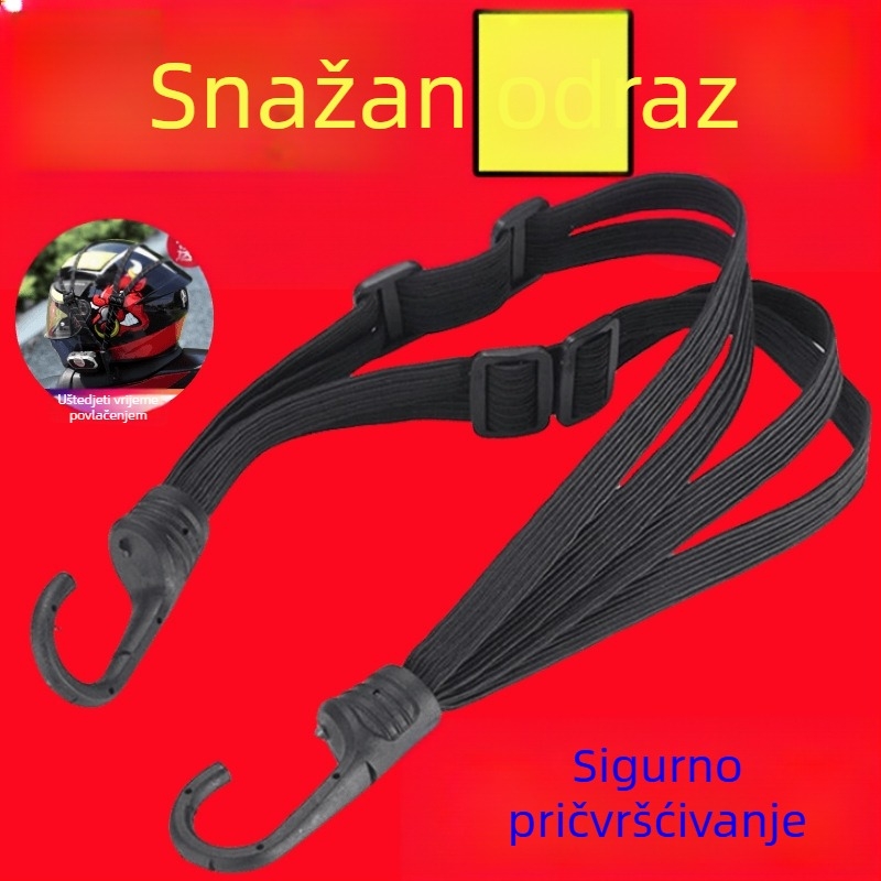 Remen za pričvršćivanje motocikla s elastičnom užadi, pojas za prtljagu, nosivost 50 kg, materijal: vlakno, marka Independent, nije uvezeno