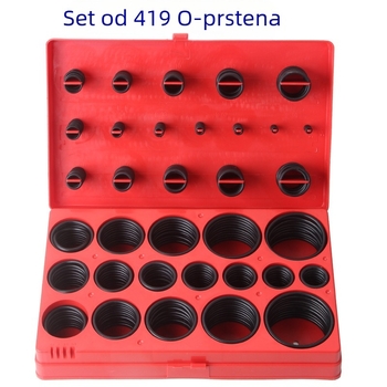 O-prsten brtva za zračni ventil, univerzalno, otporno na visoki tlak, nitrilna guma